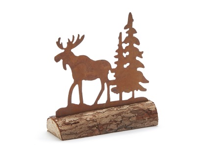 Kerst Eland Roest 16 cm