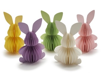 Papieren Konijn Roze