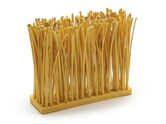 Bloemenhouder 'Grass' Geel