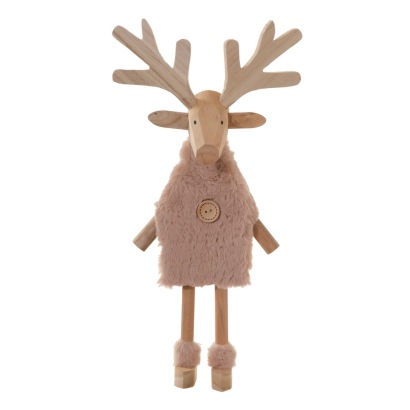 Tafeldecoratie Houten Hert H 41 cm