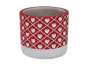 Pot à plantes en ciment Ø8.5x7.5 cm