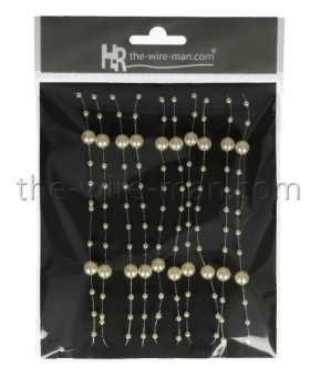 Parels ketting champagne