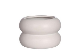 Plantenpot 'Chubby' wit