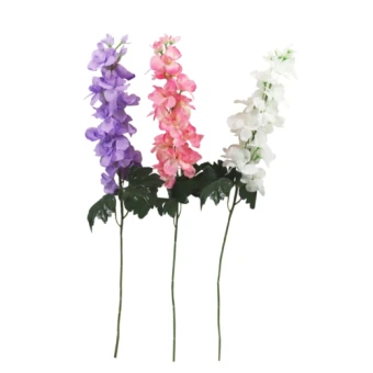 Kunstbloem Delphinium Wit