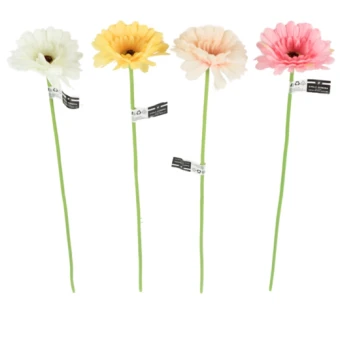 Kunstbloem Gerbera Roze