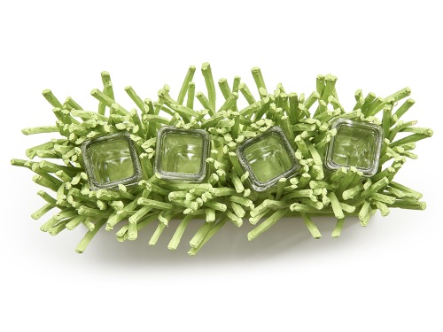 Bloemenhouder 'Grass' Geel