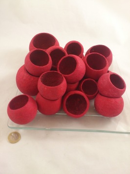 Bell Cup rouge Ø5-9cm  20 p.
