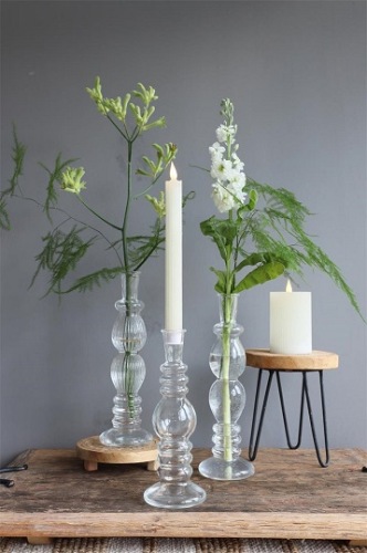 Gekleurde Glazen Fles Florence Clear 