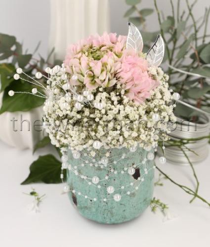 Parels ketting champagne