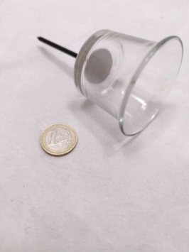 Bougeoir transparent