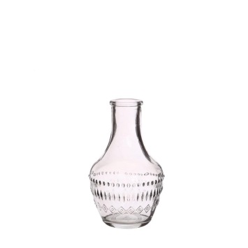 Gekleurde glazen fles milano clear Ø6 h.10 cm 12 st.