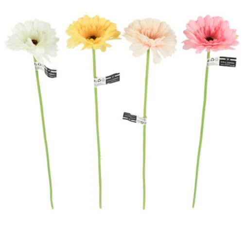 Kunstbloem Gerbera Roze