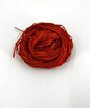 Raffia oranje 25 gr.